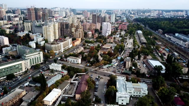 Paisaje-urbano-de-Kiev-en-Ucrania