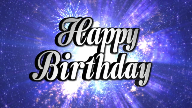 Happy-Birthday-Animation-Rotation-Text-and-Disco-Dance-Background,-with-Alpha-Channel,-Loop,-4k