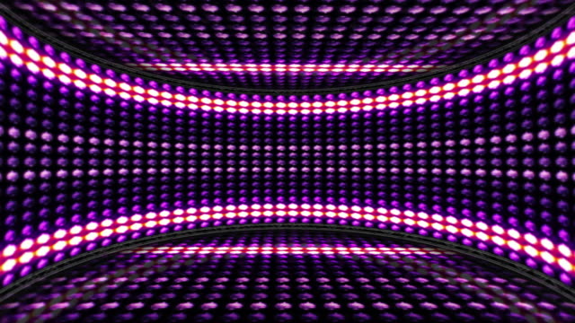 Lines-Bulb-Lights-Room-Background,-Loop