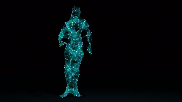Man-dancing-in-wireframe-drawing-with-data