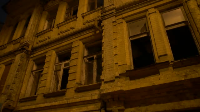 Abandoned-Building-At-Night