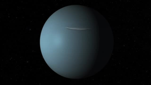 Rotating-Planet-Uranus---Center-Medium