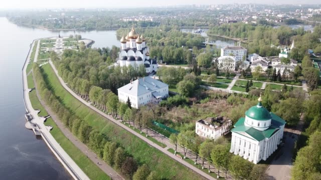 Panoramic-aerial-view-of--city-of-Yaroslavl
