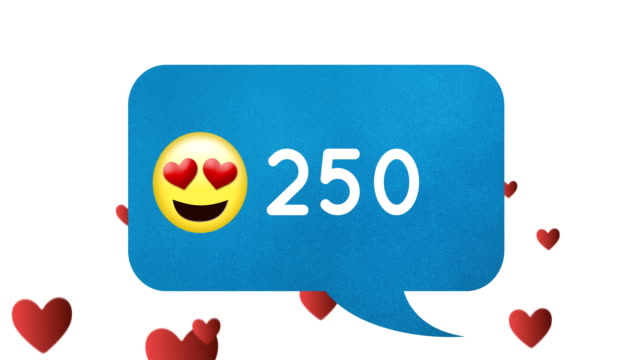 Herzaugen-Emoji-mit-Zählzahlen-4k