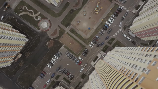 New-multi-story-apartment-buildings-in-the-metropolis.-Aerial-view