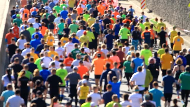 City-marathon-of-people-runners