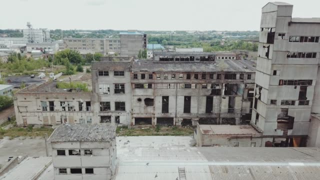 Ruinen-einer-alten-Fabrik.