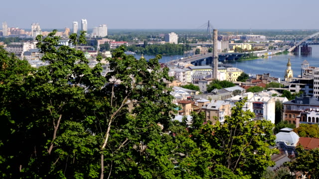Panorama-Videobild-Stadtbild-Top-Ansicht