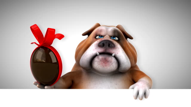 Spaß-Bulldog---3D-Animation