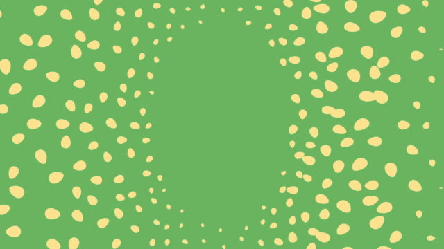 Grün-Pastell-Osterei-Grafikanimation-isoliert-auf-grünem-Hintergrund-mit-alpha-Maske