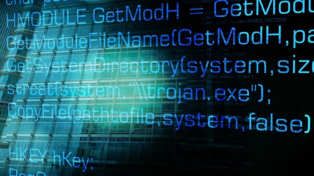 Cyber-attack-using-spyware,-cybercrime-concept