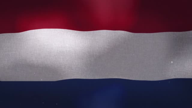 Bandera-Nacional-de-Holanda-agitando