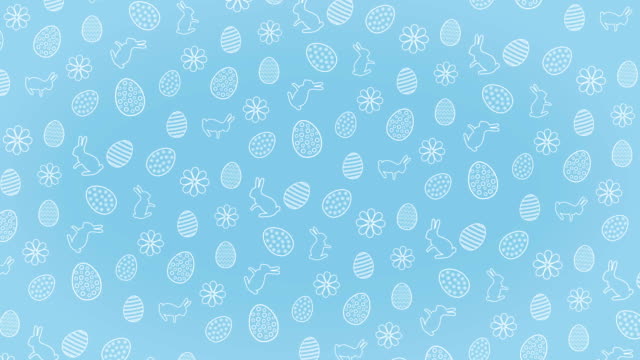 Easter-rotating-background-pattern-with-eggs-and-hares