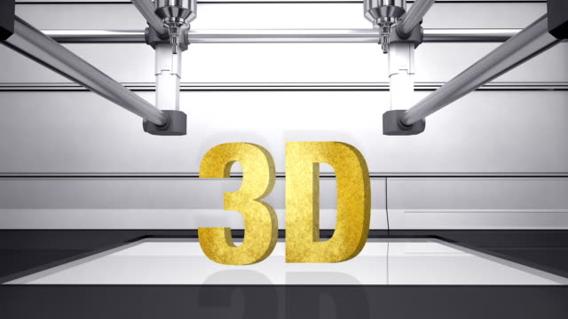 3D-Drucker,-machen-Tippfehler-"3D"-3D-Scanner-animation.gold