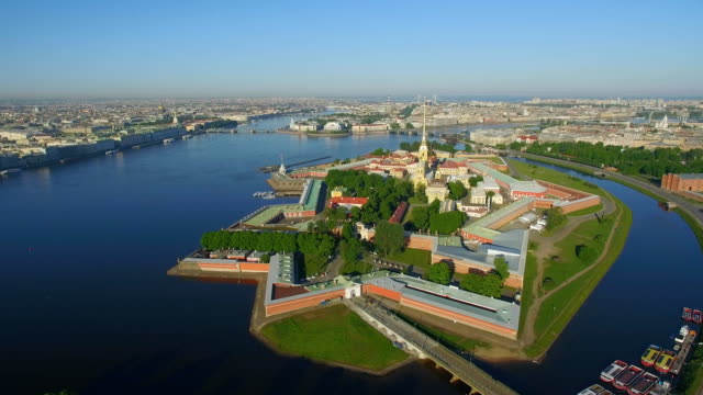 Aerial-view-of-Peter-and-Paul-Fortress