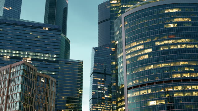 Skyscrapers-of-Moscow-City-hyperlapse