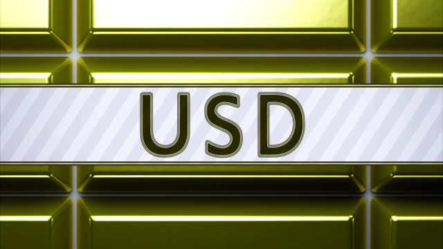 "USD"-Symbol.-Looping-Filmmaterial-hat-4-k-Auflösung.