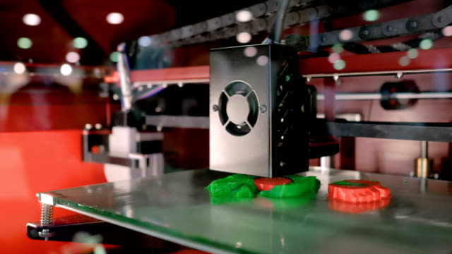 Modelo-automático-tridimensional-de-impresión-en-3D-de-la-máquina-de-impresora