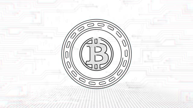 Bitcoin-Gold---BTG---3D-Cryptocurrency-Outline-Coin-Loop