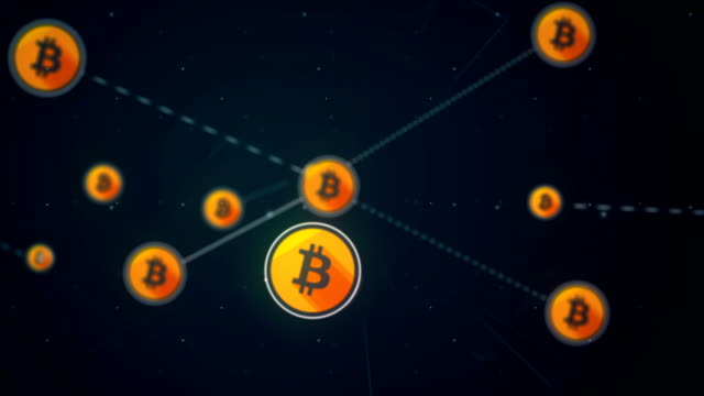 Bitcoin-Icon-Symbol-Netzwerk-Verbindung-Technologie-Loop-Animation-4K