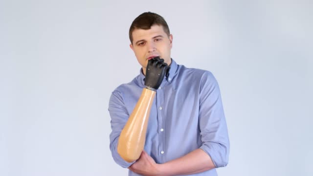 Man-with-Prosthetic-Arm-Posing