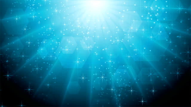 Abstract-blue-sparkling-video-animation-with-beams