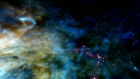 Traveling-through-star-fields-in-deep-space
