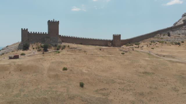 Fortress-wall-aerial-view