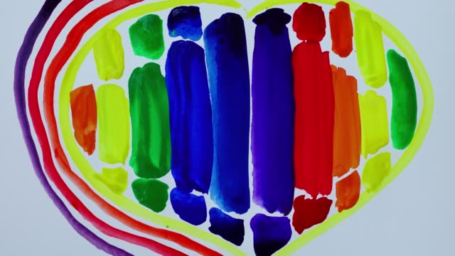 LGBT-of-color-in-the-form-of-heart.-Time-lapse.