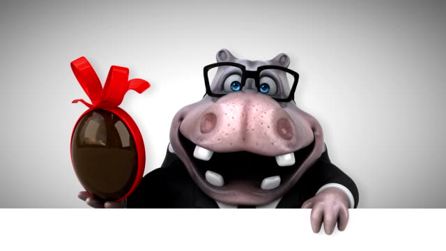 Spaß-Hippo---3D-Animation