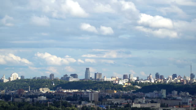 Panorama-von-Kiew-Stadt-Zentrum-timelapse