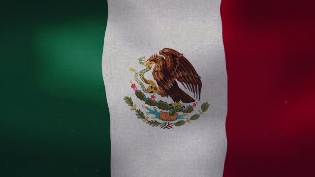 Mexico-National-Flag---Waving