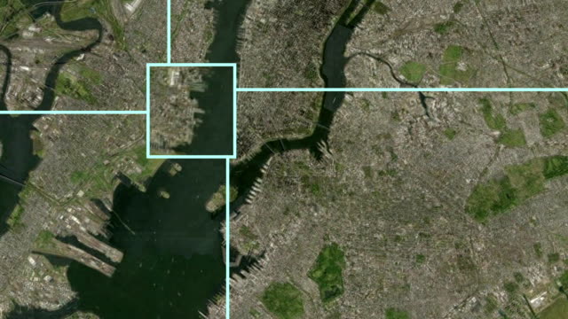 animación---efecto-de-Zoom-de-vigilancia-vía-satélite-en-Nueva-York