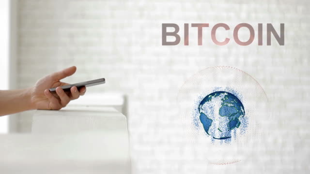 Hands-launch-the-Earth's-hologram-and-Bitcoin-text