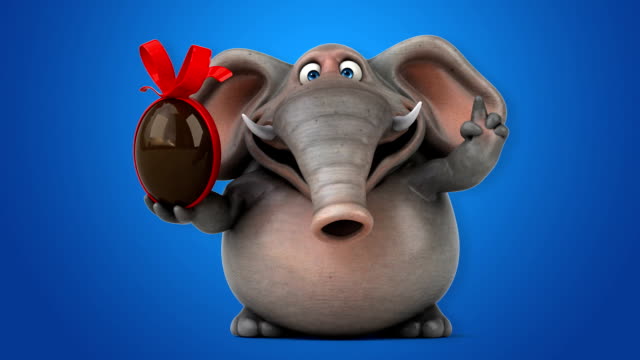 Divertido-elefante---animación-3D
