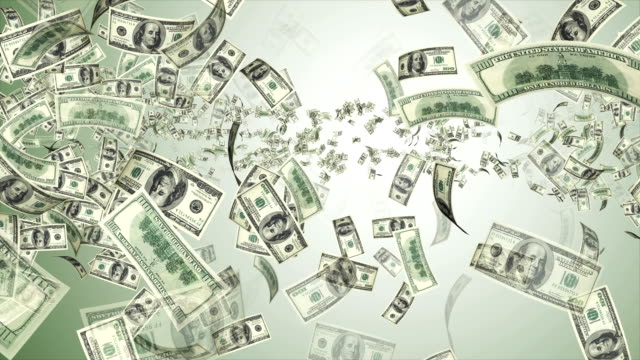 Währung-Geld-Dollar-fliegen-in-Richtung-Bildschirm---4k-Video---eine-Menge-von-Dollarnoten-Umzug-nach-alpha-Bildschirmhintergrund-mit-alpha-Hintergrund