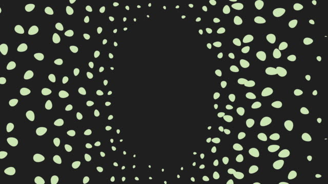 Green-pastel-Easter-egg-graphic-animation-isolated-on-black-background-with-alpha-mask