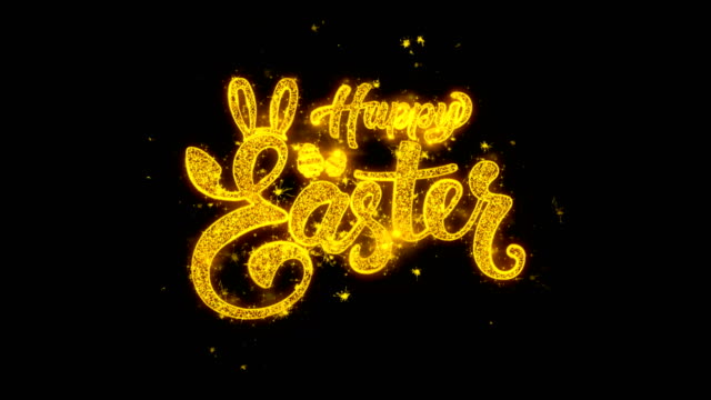 Feliz-Pascua-tipografía-escrita-con-partículas-doradas-chispas-fuegos-artificiales