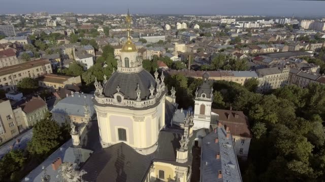 Flying-over-Cathedral-of-St.-Jura-(St.-George's)