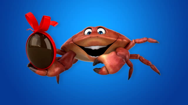 Lustige-Krabbe---3D-Animation