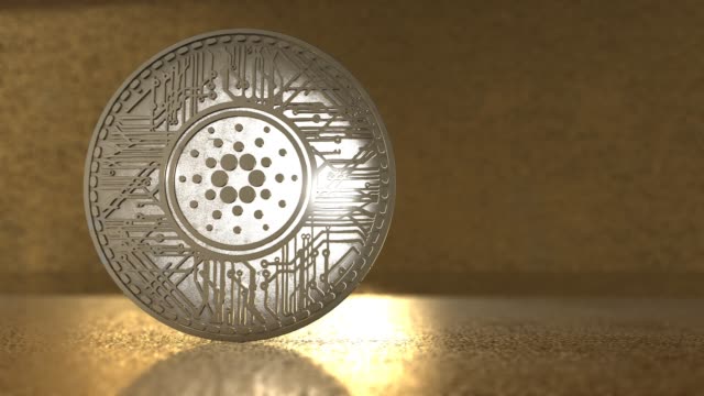 Render-3D-de-Cardano-moneda-(ADA)-Blockchain-Cryptocurrency