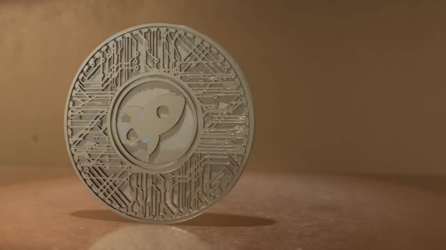 Moneda-estelar-XLM-blockchain-cryptocurrency-altcoin-3D-Render