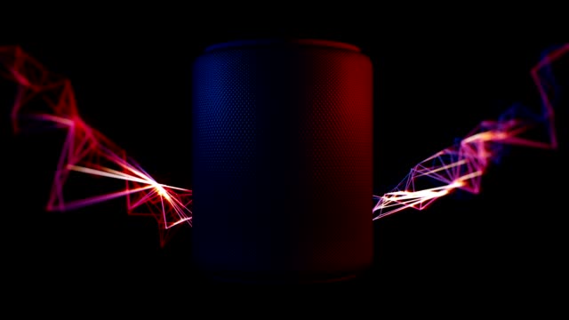 Assistant-smart-speaker-with-artificial-intelligence-video-concept