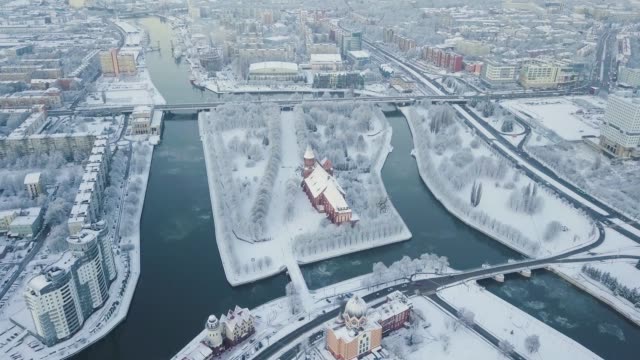 Cityscape-of-Kaliningrad-in-winter
