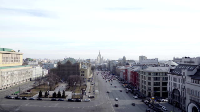 Concepto-Moscú-Panorama-aéreo-vista-estalinista-estilo-rascacielos-edificio-Zoom-out