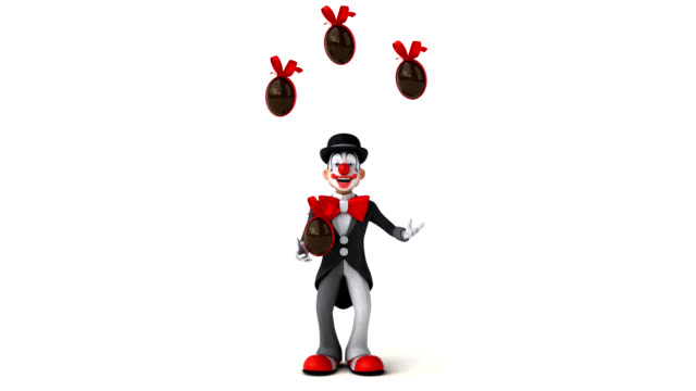 Lustige-Clown---3D-Animation