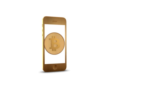 Münze-Bitcoin-erscheint-auf-dem-Bildschirm