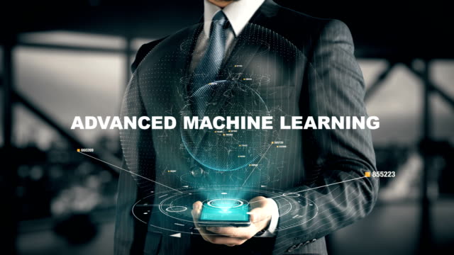 Geschäftsmann-mit-fortgeschrittenen-Machine-Learning