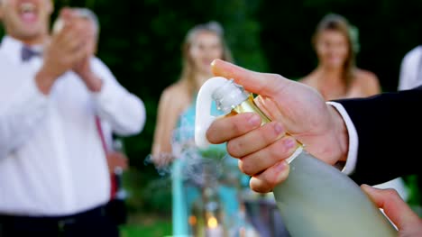 champagne-toasting-ceremony-in-background-guests-applauding-4K-4k