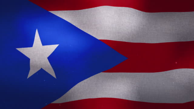 Puerto-Rico-Nationalflagge---winken